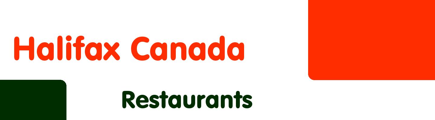 Best restaurants in Halifax Canada - Rating & Reviews